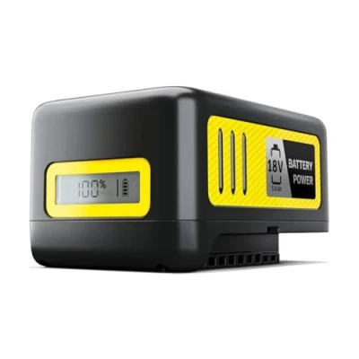 Image of Kärcher 2.445 035.0 18 V / 5.0 Ah Rechargeable Battery, Black, Yellow, 95.0 mm*96.0 mm*142.0 mm