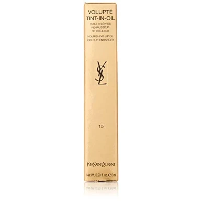 Image of Yves Saint Laurent Unisex YSL VOLUPTE TINT LIP OIL 15 RED MY LIPS 6ML One Size