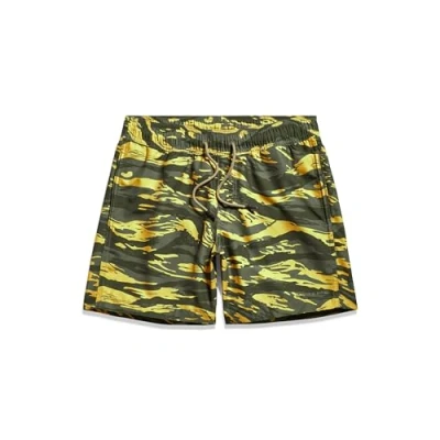 Image of G STAR RAW Men&#039;s Dirik camo Allover Swimshorts, Multicolor (dk lemon tiger D24471 C331 G394), M