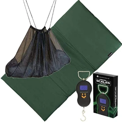 Image of CARP COARSE FISHING DIGITAL SCALES UNHOOKING MAT AND WEIGHING SLING SET