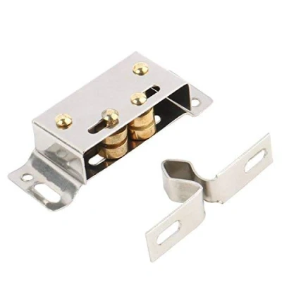 Image of Stainless Steel Home Furniture Cabinet Magnetic Latch Silver Tone