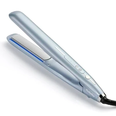 Image of BaByliss Hydro Fusion Anti Frizz Hair Straighteners and Styler, Super Ionic, Ceramic plates for smooth styling, Ultra fast heat up, 5 settings up to 235C