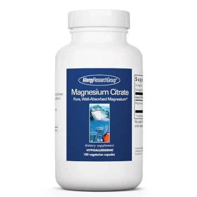 Image of Allergy Research Group Magnesium Citrate 180 vcaps