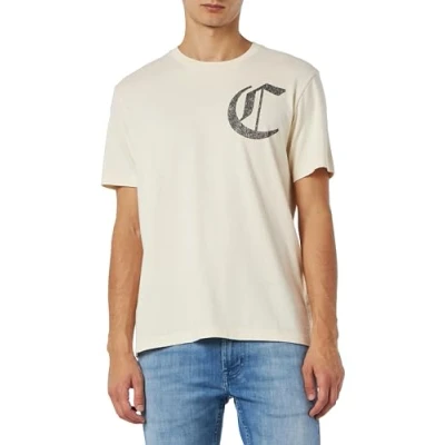 Image of Champion Men&#039;s Rochester 1919 Pop Punk s Crewneck T Shirt, Beige Chiaro, M UK