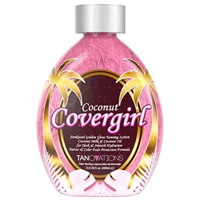 Image of Tanovations Coconut Covergirl Sunkissed Golden Glow Bronzing Lotion (400ml)