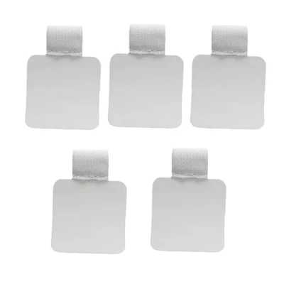 Image of RINGGLO 5 Pack adhesive Pen Loop, Self Holder Pencil Elastic Loop for Notebooks Journals Calendars,White