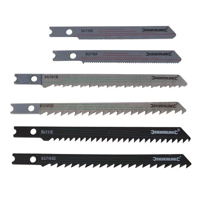 Image of Silverline Jigsaw Blade Set Universal Fitting 30pce Wood/Metal