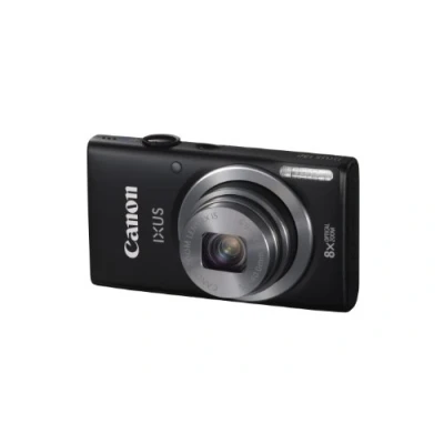 Image of Canon IXUS 132 Digital Camera Black (16MP, 28mm Wide Angle, Eco Mode, 8x Optical Zoom) 3.2 inch LCD (Renewed)