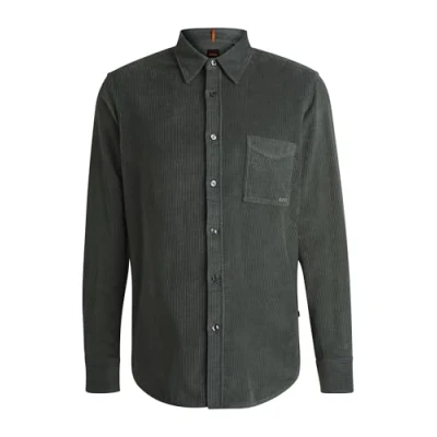 Image of BOSS Relegant Shirt, Men&#039;s, Size: Small, Open grey