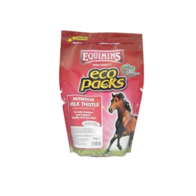 Image of Equimins EQS0990 Milk Thistle Herb Eco Pack Clear, 1 kg