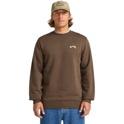 Image of Billabong Fleece sweater ARCH CR Men&#039;s Brown XXL