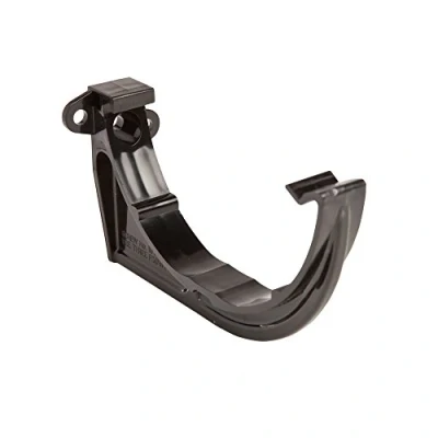Image of OSMA Pk of 3 x Wavin Roundline 0T019B (BLACK) Gutter Fascia Support Bracket 112mm