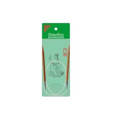 Image of ChiaoGoo Circular Knitting Needle, Brown, Size US 0(2mm)