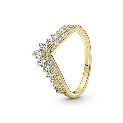 Image of PANDORA ME Love 14K Rose Gold Plated Open Ring, Size 56, No Box