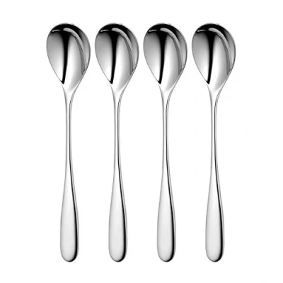Image of Robert Welch Stanton Bright Long Handled Spoon 4 Piece Set