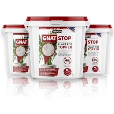Image of Gnat Stop Plant Pot Topper 5 Litre Bucket Natural Pest Control for Indoor Plants Perfect home use 5L (Bucket)