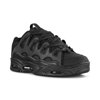 Image of Osiris Skateboard Shoes D3 2001 BLACK/BLACK/BLACK Size 9.5 US / 8.5 UK