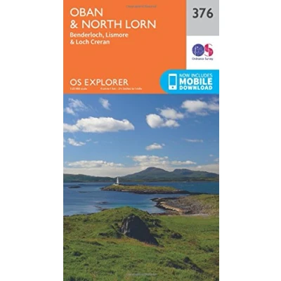 Image of Explorer 376 Oban &amp; North Lorn Map With Digital Version