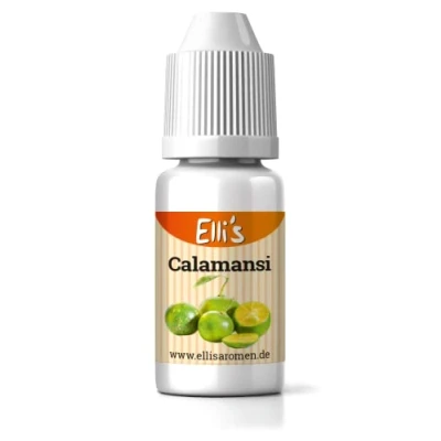 Image of Ellis Aromen Calamansi Food Flavour for Baking, Cooking &amp; Drinks Drops Calorie Free in Milk, Porridge Yoghurt 10 ml