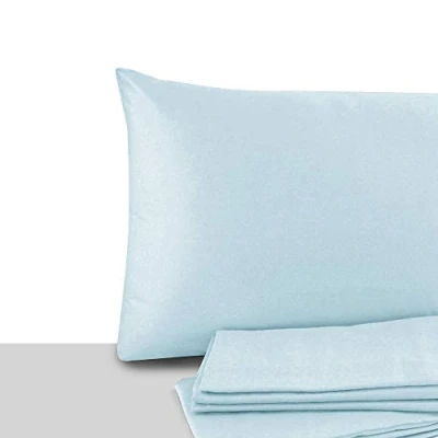 Image of Giovanni Dolcinotti Set of 2 Pillow Cases Double and Single Bed 50 x 80 cm 100% Cotton Made in Italy Frozen Colour