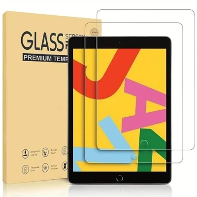 Image of 2 Pack Screen Protector for Apple iPad 10.2 Inch (9th/8th/7th Generation Released 2021/2020/2019), tough Tempered Glass Film,