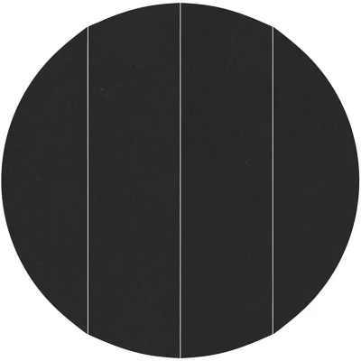 Image of vidaXL Round Pool Cover Black Polyethylene Ø 458 cm