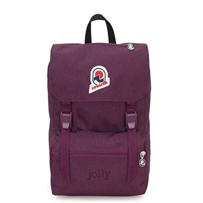 Image of Invicta Backpack, JOLLY SOLID S Knapsack, Casual Daypack, Unisex, For Office, Day Trips &amp; Commuting, School, Sport, Free Time, Italian Design, violet