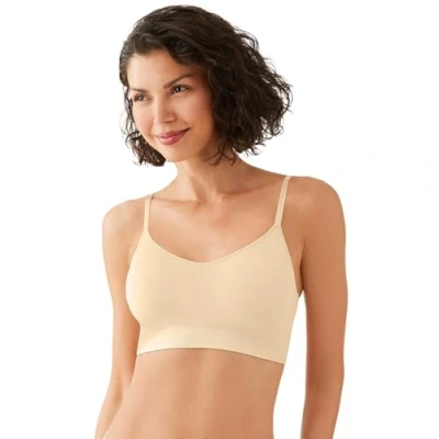Image of Wacoal Women&#039;s B Smooth Bralette Bra, Sand, S