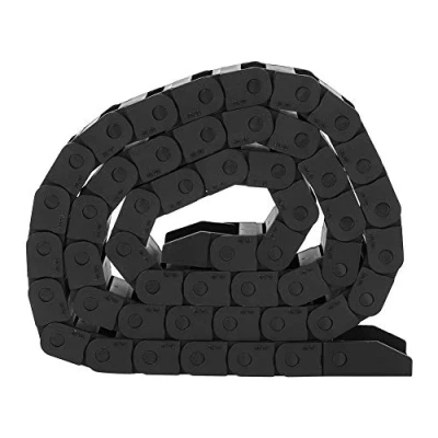 Image of 1m R18 Cable Drag Chain Black Nylon Wire Carrier CNC Machine Tool 10x20mm (R18 10 * 20mm)