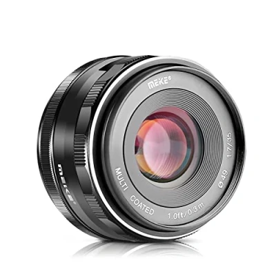 Image of Meike 35mm f1.7 Large Aperture Manual Focus APSC Lens Compatible with Fujifilm X Mount Mirrorless Camera T3 H1 Pro2 E3 T1 T2 T4 T5 T10 T20 T200 A2 E2 E1 X30 X70 A1 XPro1