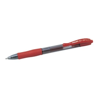 Image of Pilot G210 Retractable Gel Rollerball 1.0 mm (Box of 12) Red
