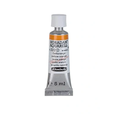 Image of Schmincke HORADAM® AQUARELL finest artists&#039; watercolours, yellow orange 5 ml