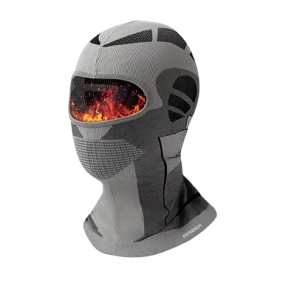 Image of Balakaka Balaclava Ski Mask, Breathable Motorcycle for Men Women, Winter Windproof Face Mask Skiing Riding, Light Gray