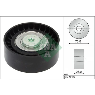 Image of 9631847480 Idler Pulley INA 532 0434 10 CITROËN: C8 II