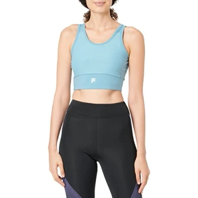 Image of FILA Women&#039;s Faw0201 Sports Bra, Adriatic Blue, S