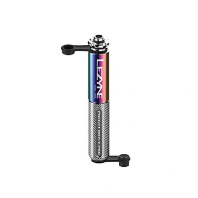 Image of Lezyne Unisex Adult Pocket Drive Pro Mini Pump, Neon Metallic/Silver, 14 cm
