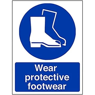 Image of V Safety Mandatory PPE Wear Protective Footwear 150 X 200mm