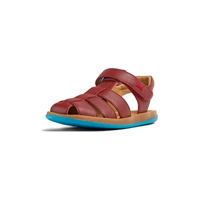 Image of Camper Bicho Sandals for kids, Size: 2, Burgundy Leather