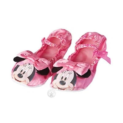 Image of Rubie&#039;s Official Minnie Mouse Slippers, Child Costume One Size, Pink