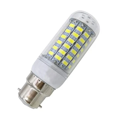 Image of Aoxdi B22d Bayonet LED Light Bulb 10W, Cool White, 69 SMD 5730 Corn Lamp Spotlight B22d, AC220 240V, 1 Pack (Cool White)