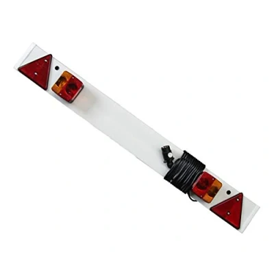 Image of leisure MART Trailer lighting board 4ft with 5 metres cable mounting holes Part no. LMX474