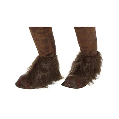 Image of MIMIKRY Krampus Demon Hooves Shoe Covers Latex and Faux Fur Feet Beast Christmas Horror