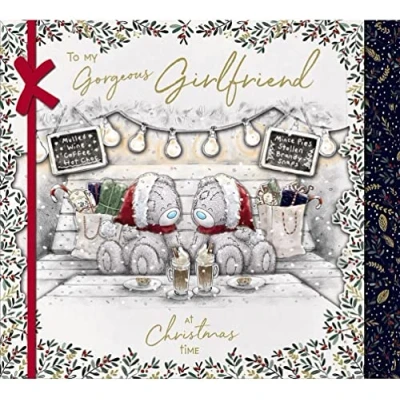 Image of Gorgeous Girlfriend Me to You Bear Large Boxed Christmas Card