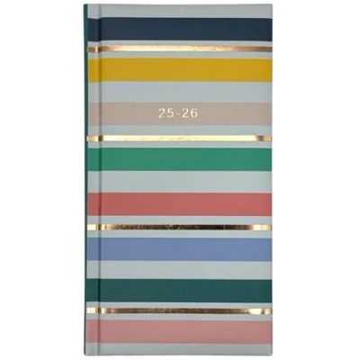 Image of 2025 2026 Slim Week to View Mid Year Academic Diary Student Teacher Planner (Ombre)