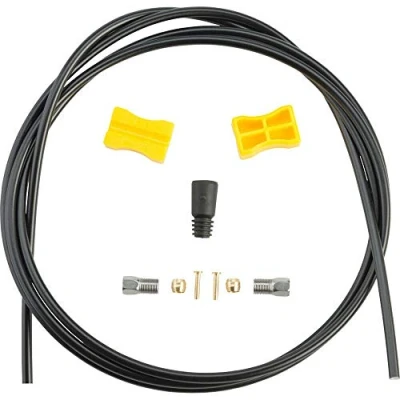 Image of Shimano SM BH59 JK Low Pressure Disc Brake Hose Kit Straight Caliper Connector, 2000mm, Black