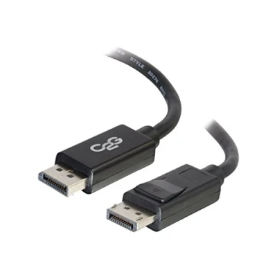 Image of C2G/Cables to Go 54401 6ft DisplayPort Cable Digital Audio Video M/M Black