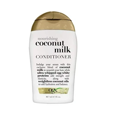Image of OGX Nourishing Coconut Milk Conditioner Travel Size 3 fl oz 88.7 ml set of 2