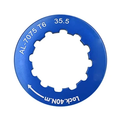 Image of VGEBY Cassette Locking Ring, Lockring for 7 11 Speed Mountain Bike (Blue) Bicycle and Spare Parts Ride