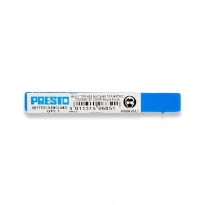 Image of Presto M4X0.70 HSS Taper Tap ISO 529 Short Machine 6H Straight Flute