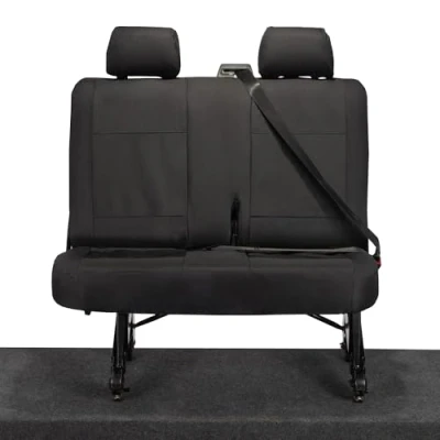 Image of My Van Seat Covers MVSC213B Tailored Heavy Duty Waterproof 2nd Row Double Cover Black To Fit VW T5/T5.1 Transporter 2003 2015